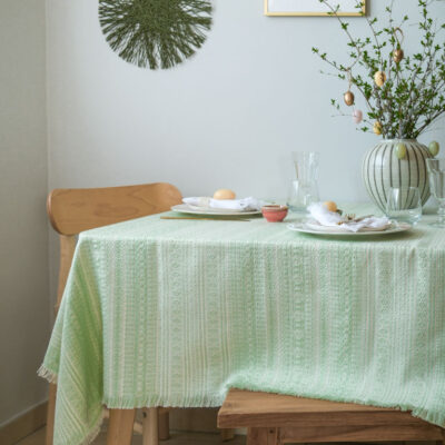 Stolnjak proljeće mint zelena