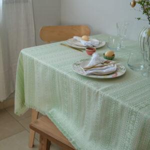 Stolnjak proljeće mint zelena